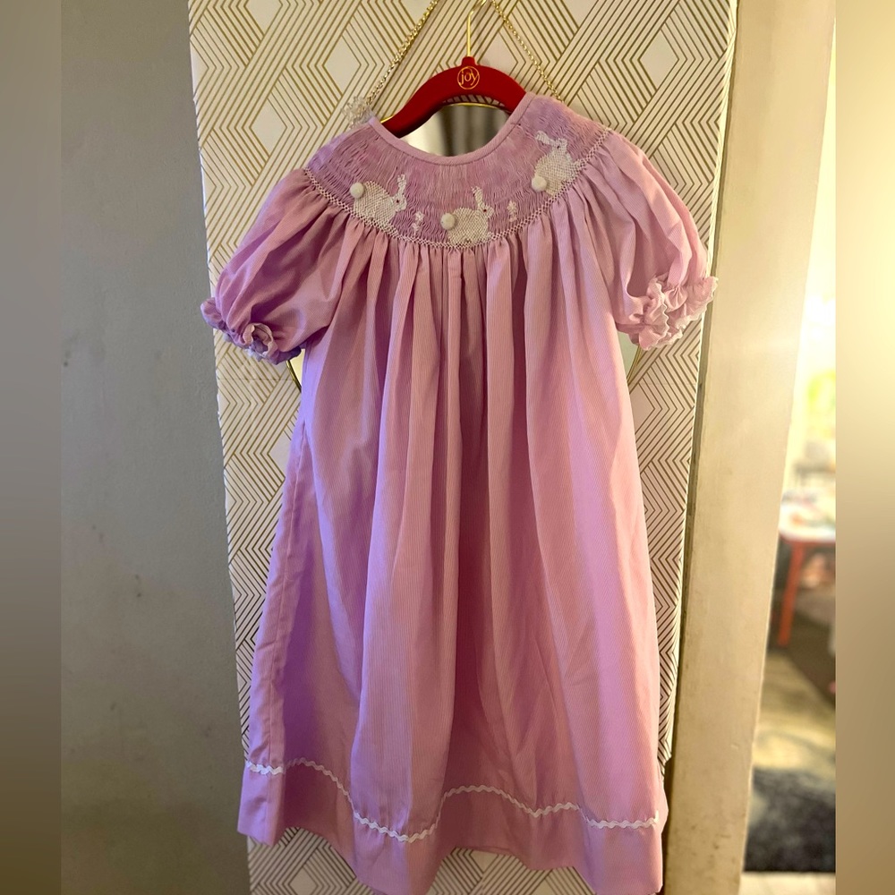 Jack & Jill smocked Easter dress